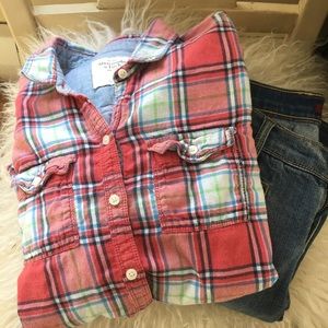 Abercrombie &Fitch plaid shirt